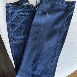 Citizens Of Humanity Dark Blue Flare Jeans